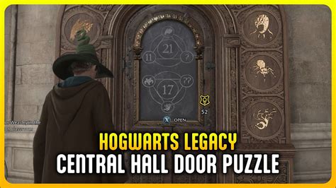 central hall puzzle hogwarts legacy|Central Hall Puzzle Door Solution 